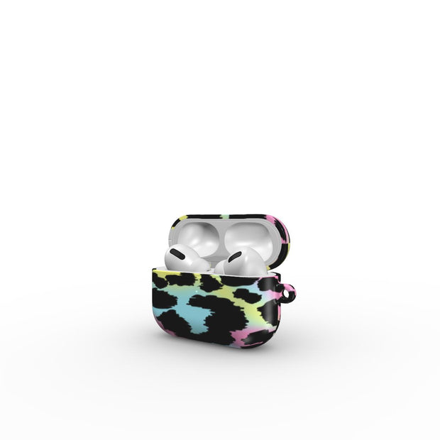 Rainbow Leopard Tough Apple AirPods Case